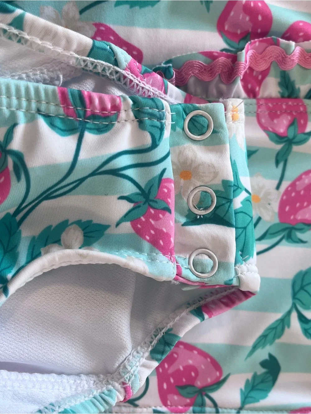 Tommy Bahama Strawberry Print Swimsuit & Hat NWT Size 18-24 months